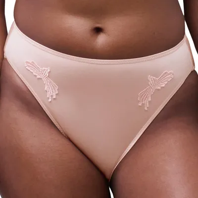 Produktbild von Chantelle Hedona Slip Blickdicht, Florale Stickerei-Motiv im Vorderbereich, Baumwoll-Zwickel