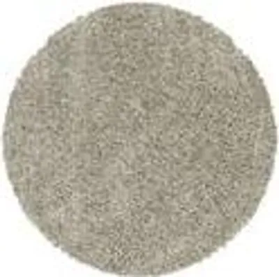 Produktbild von Einfarbiger Teppich, Zeitloser Uni-Teppich für Wohnzimmer, Schlafzimmer oder Büro, Größe: 120 cm Rund, Farbe: Creme