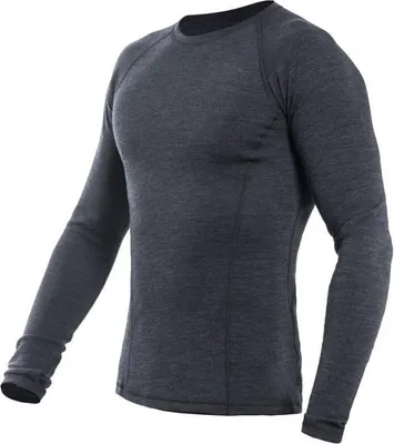 Produktbild von T-Shirt Sensor Merino Bold – Herren lang anthrazitgrau größe XL 22200040-03