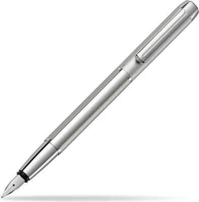 Produktbild von Pelikan Füllhalter PURA P40 Silber F Geschenkbox
