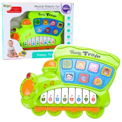 Obrázok produktu pre Elektrické učenie Piano pre batoľatá Locomotive Green