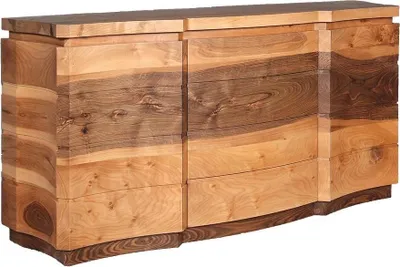 Obrázok produktu pre Hnedý drevený konzolový stolík moderný elegantný do predsiene obývacej izby kancelárie