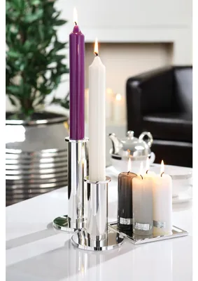 Produktbild von FINK Stabkerze Candle - weiß - H. 25cm x D. 3cm