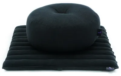 Produktbild von Leewadee Kompaktes Zafu & Zabuton Meditationsset 50 x 50 cm Kapok