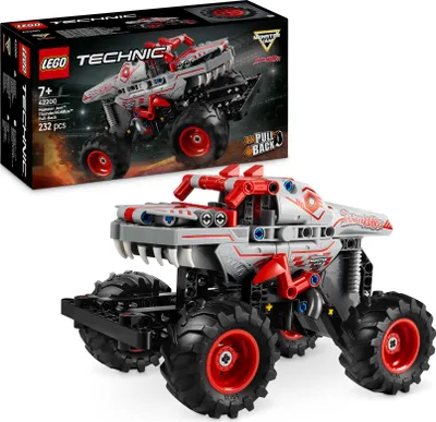 Produktbild von LEGO Technic Monster Jam ThunderROARus, Spielzeug-Monstertruck mit Rückziehfunktion, Bauspielzeug für Kinder, Geschenk für Jungen und Mädchen ab 7 Jahren 42200