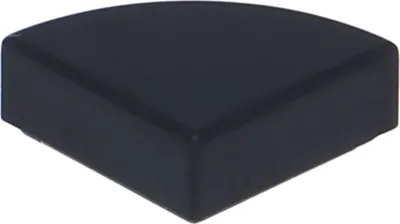 Immagine prodotto di Lego® 1x1 piastrelle angolo rotondo 25269 - 250 pezzi nero