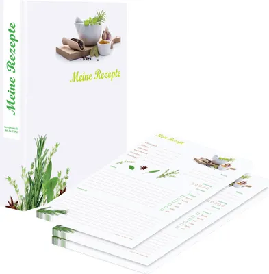 Produktbild von PRICARO Rezeptordner mit Rezeptblock "Gewürze", A4