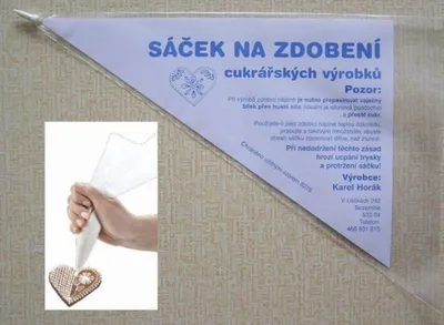Obrázek produktu pro sáček na zdobení perníčků+špička_EXTPLASTIMEX