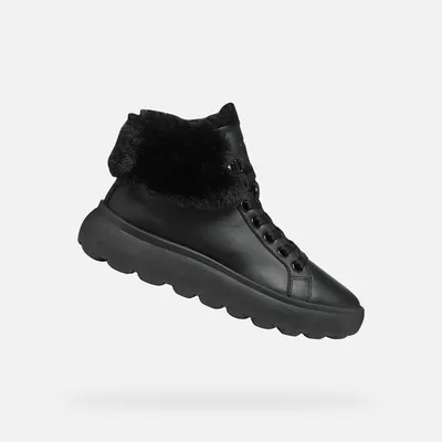 Produktbild von Geox Schwarze Damen-Sneaker Spherica EC4.1 36