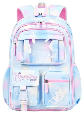 Immagine prodotto di Zaino per scuola, modello per bambine, adatto per la scuola primaria, leggero, colore blu
