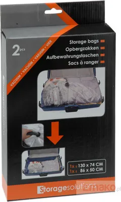 Zdjęcie produktu dla Zestaw 2 worków próżniowych EXCELLENT 130 x 74 cm KO-CY4655100