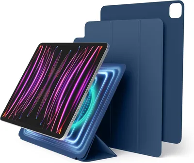 Produktbild von Elago Magnetic Folio Case für iPad Pro 12,9'' (4., 5., 6. Generation) / iPad Air 13'' (M2) Blau