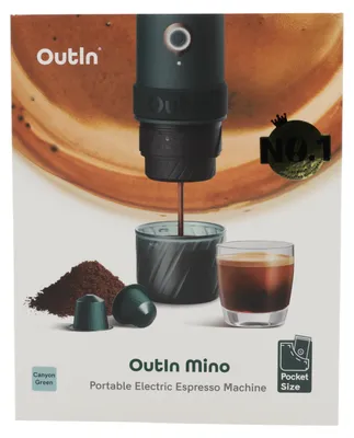Produktbild von Outin OTEM-MO-01-AA-CG, Türkis, Kaffeekapsel, Gemahlener Kaffee, 22 bar, 93,3 °C, 0,07 l, 12 g