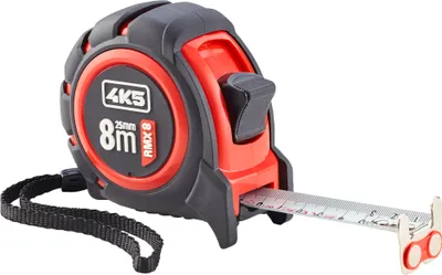 Zdjęcie produktu dla 4K5 Tools RMX 8 taśma miernicza zwijana (długość 8 m, szerokość 19 mm, hak magnetyczny)