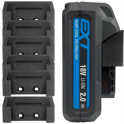 Produktbild von ERBAUER 18V Akku Halter Wandhalterung Set 6 Stück