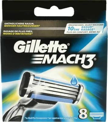 Produktbild von Gillette Mach3 Nachfüllung 8 Einheiten