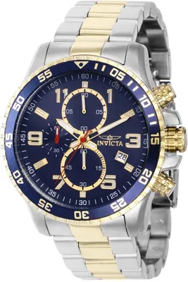 Obrázok produktu pre Invicta Specialty 36984 Pánske Hodinky - Quartz Hnutie - Nerezová Oceľ s Modrým Ciferníkom - 45 mm