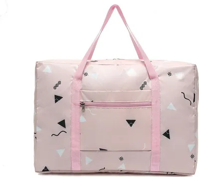 Produktbild von Reisetasche Boardgepäck 33 x 47 x 16 cm, Farbe:Rosa kariert
