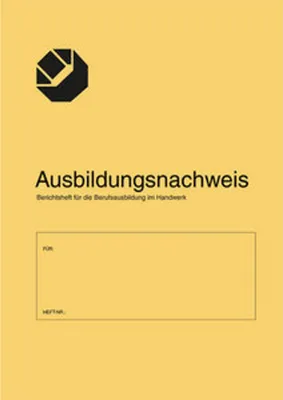 Produktbild von Ausbildungsnachweis/Berichtsheft für die Berufsausbildung im Handwerk