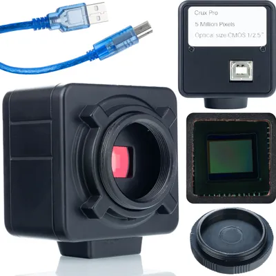Obrázok produktu pre Rosfix Crux PRO KMCP-HDMI-USB – Mikroskopická Kamera 5MP | Rozlíšenie 2K, USB 2.0, Automatické Vyváženie Bielej