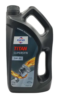 Produktbild von FUCHS TITAN Supersyn für 5W-30 4 Liter Motoröl Motorenöl 229.3 502 00 505 00 Longlife-98 LL-A-025 LL-B-025 RN0700 RN0710 Öl