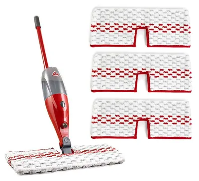 Obrázok produktu pre Rosfix Náhradná Sada pre Mop Vileda 1-2 Spray Max – Poťah na Mop z Mikrovlákna 41x16 cm, Umývateľný, na Tvrdé Podlahy, Dlaždice, Laminát