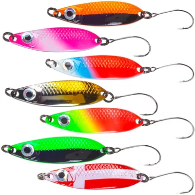 Produktbild von Iron Trout 3,5g Eye Spoon - Forellenblinker, Sänger Farbe:White Blue Red