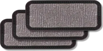 Produktbild von Astra Fußmatte Außen BORDER STAR 3ER SET Silber 25 x 60 cm