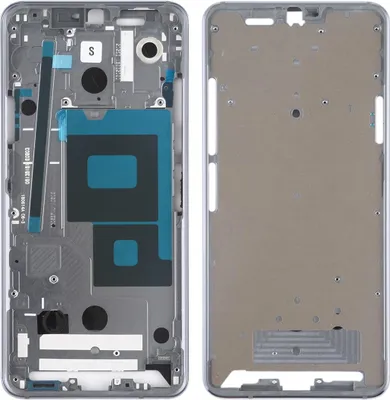 Immagine prodotto di Telaio dell'alloggiamento Telaio centrale Alloggiamento anteriore compatibile con LG G7 ThinQ Silver