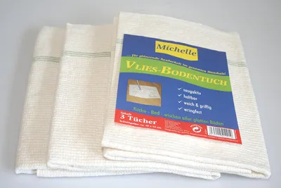 Produktbild von Vliesbodentuch roh-weiß 3er Pk., 50x55 cm - für gründliche Sauberkeit im Haushalt