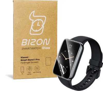 Produktbild von Bizon Glass Hydrogel Displayschutzfolie, Xiaomi Smart Band 7 Pro, 2 Stück