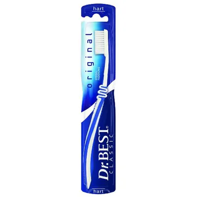 Zdjęcie produktu dla Szczoteczka do zębów Dr Best Classic Original twarda ze specjalnym zawieszeniem