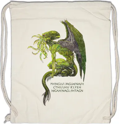 Produktbild von Urban Backwoods Cthulhu X, Turnbeutel, Farbe: Beige