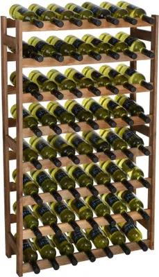 Produktbild von Weinregal SIMPLEX Modell 3, Holz braun gebeizt
