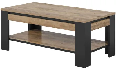 Produktbild von Couchtisch TRUDO 99 Eiche Samdal / Schwarz