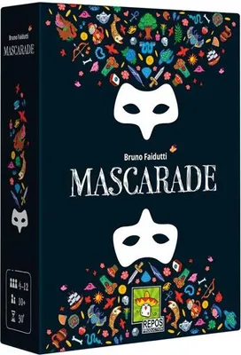 Immagine prodotto di Gioco di strategia Asmodee Mascarade V2 per bambini, dai 7 anni in su, gioco per famiglie, durata 30 minuti