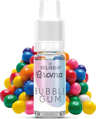 Produktbild von Belissia Lebensmittelaroma Bubblegum - 10ml Hochdosiertes Aroma - Kalorienfrei, Vegan - Für Speisen, Getränke, Shake, Quark, Nebelmaschine uvm.