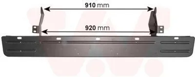 Produktbild von VAN WEZEL 3075530 Stoßstangenträger Hinten passend für MERCEDES-BENZ SPRINTER 3-t Kasten (903) SPRINTER 3-t Bus (903) SPRINTER 2-t Kasten (901, 902)