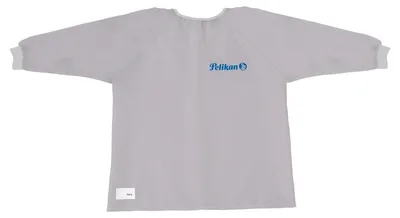 Imagen del producto de Pelikan 400197411. Delantal de pintura Pelikan, unisex, color gris, con cierre de velcro