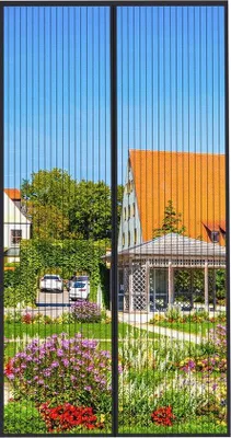 Obrázek produktu pro Síťka proti hmyzu do dveří Famanu, rozměry 100 x 220 cm, bez nutnosti vrtání