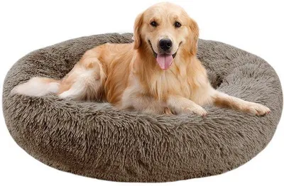 Produktbild von Wasbares Rundes Hundebett 70cm weich antirutsch