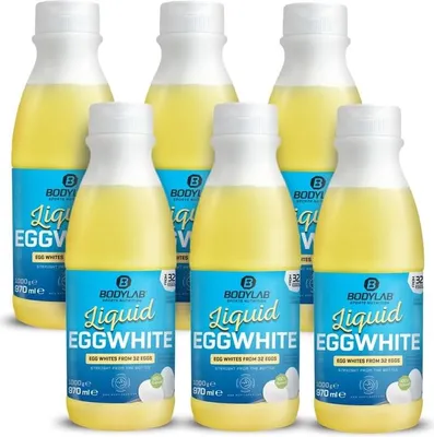 Produktbild von BODYLAB Liquid EGGWHITE - 6 x 970ml - 100% natürliches Eiweiß in flüssiger Form