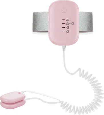 Obrázok produktu pre INF Drôtový alarm na pomočovanie - ABS, 5,75x4x1,25 cm, pre starších ľudí a deti Ružová