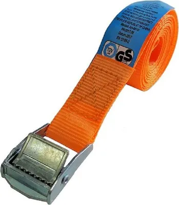 Produktbild von TRIZERATOP Zurrgurt, 25mm 5m, einteilig mit Klemmschloss, 250 daN, 100% Polyester, EN 12195-2