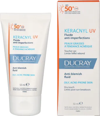 Produktbild von Ducray Keracnyl Anti-Blemish Fluid SPF50+