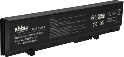 Produktbild von vhbw Akku Ersatz für Dell KM742, KM668, 312-0762, MT187, MT186, 451-10616, KM970, KM760, KM752, 312-0769 für Notebook (4400 mAh, 11,1 V, Li-Ion)
