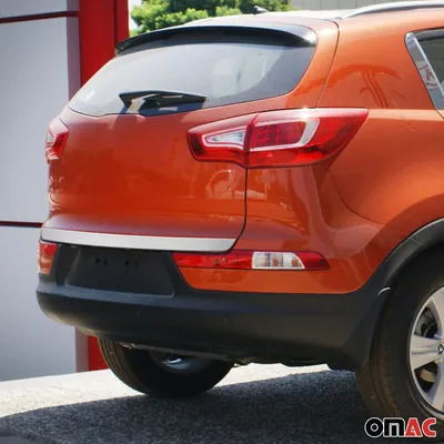 Image de Baguette de coffre Baguette arrière pour Kia Sportage 2010-2016 Bas en acier inoxydable Chrome