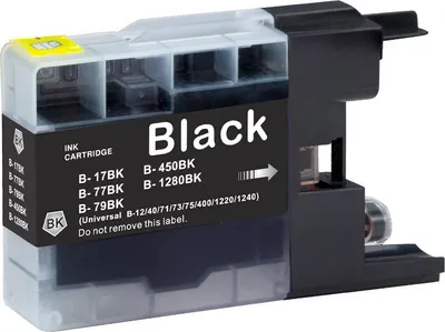 Immagine prodotto di TECHTEK Inchiostro sostituisce LC1280BK, LC17, LC450, LC77, LC79 compatibile con [Brother] DCP-J 525 N, DCP-J 525 W, DCP-J 725 DW, DCP-J 925 DW, DCP-