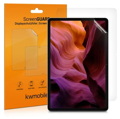Produktbild von kwmobile 2x Schutzfolie kompatibel mit Samsung Galaxy Tab S7 FE - Folie klar Full Screen Tablet