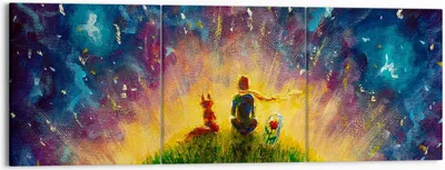 Produktbild von Bild auf Leinwand - Leinwandbild - Mann Natur - 150x50cm - Wand Bild - Wanddeko - Wandbilder - Leinwanddruck - Bilder - Kunstdruck - Wanddekoration - Leinwand bilder - Wandkunst - CA150x50-3510